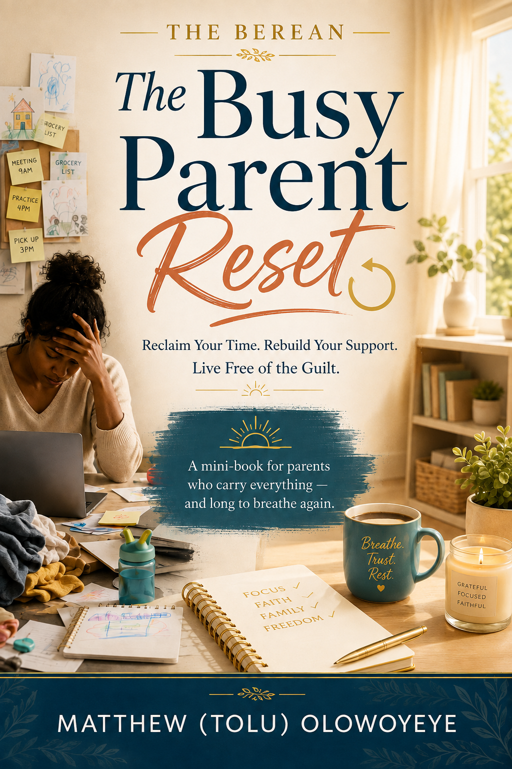 The Busy Parent Reset, book cover